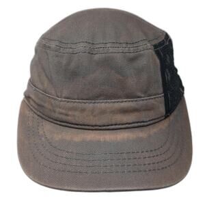 Pugs Gear Strapback Cadet Army Cap Gray One Size Adjustable Outdoor Blank